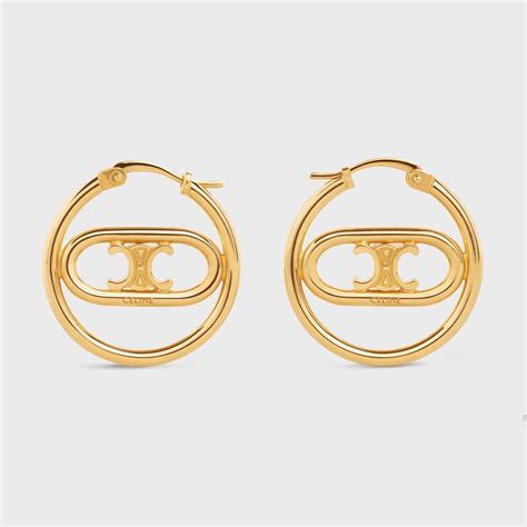 celine maillon triomphe earrings|celine triomphe.